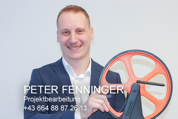 <strong>Peter Fenninger<span></span></strong>

<span><h6>Projektbearbeitung </br></span>
<a>p.fenninger@gsenger.eu</br></a>
<a>+43 6243 34 55 15</br></a>
<a>+43 664 88 87 26 13</br></a>


<i>→</i>